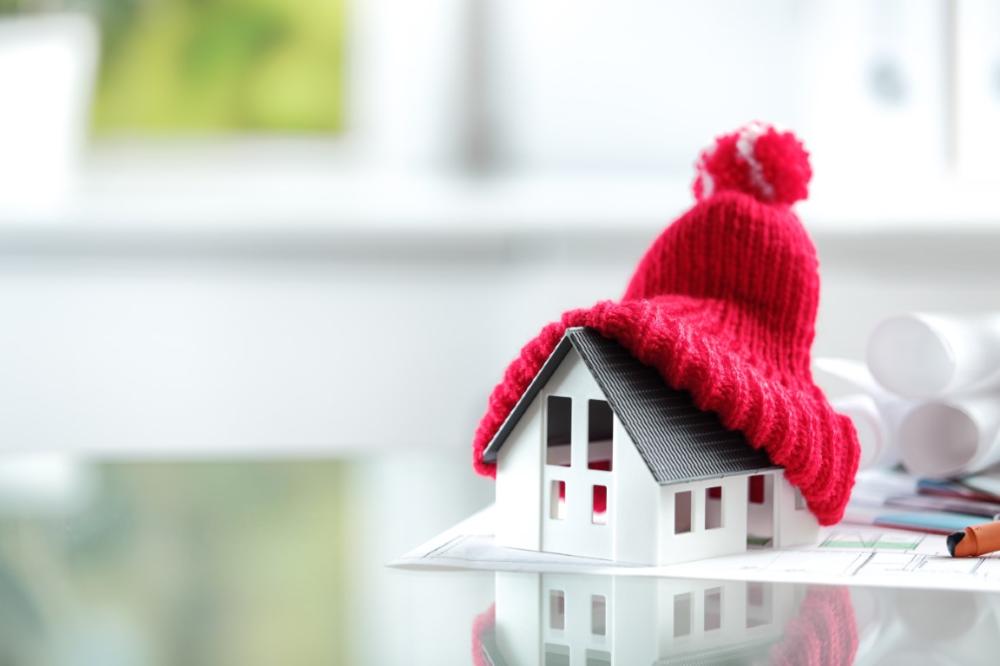 maison avec bonnet